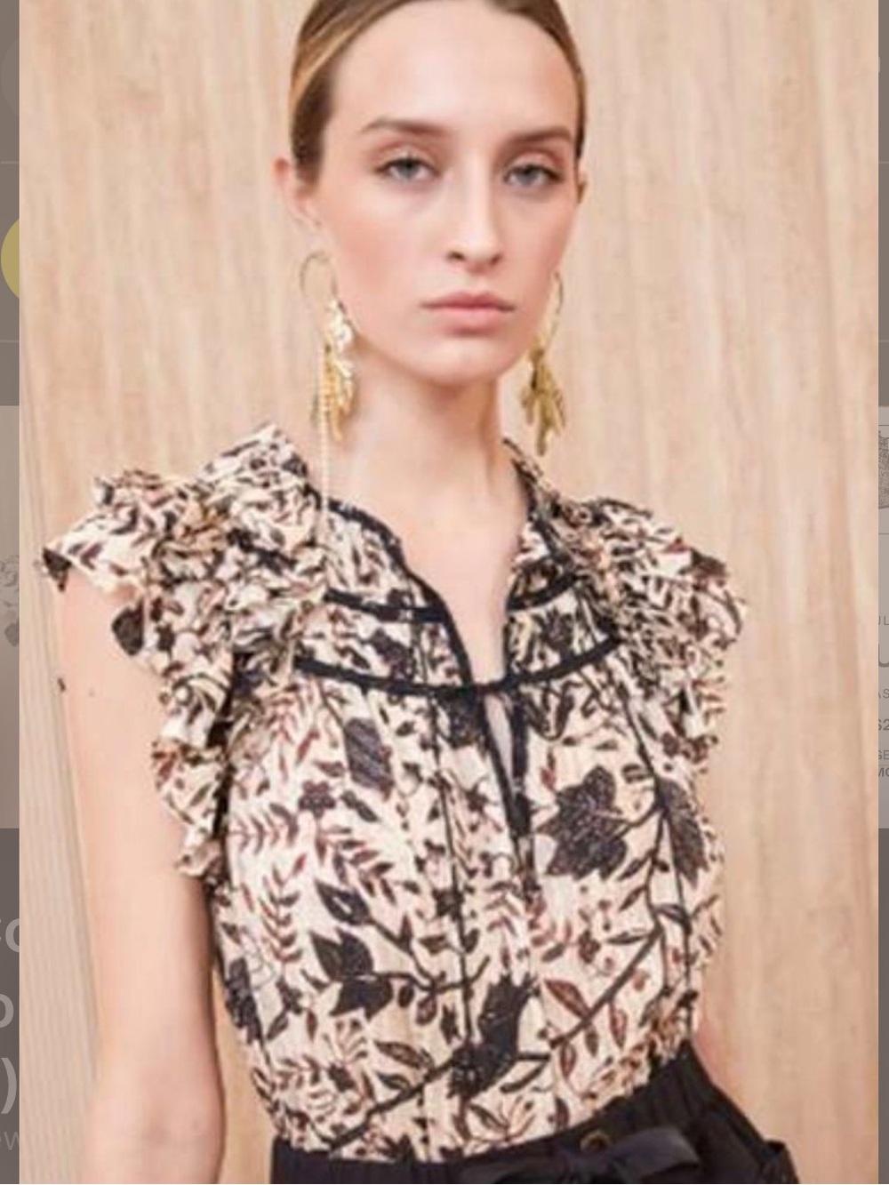 Ulla Johnson ASMARA TOP - PLUMERIA